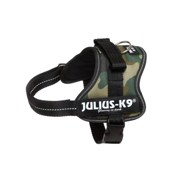 Julius-K9 Powergeschirr mit Logofeld, tarnfarbe | Für Hunde