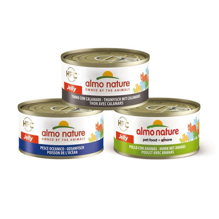 DE Almo HFC Jelly, in Dose - 24x70g | diverse Sorten