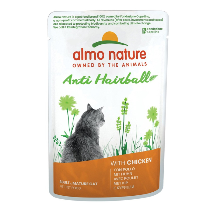 Almo Holistic Anti Hairball, Huhn - 30x70g