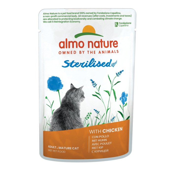 Almo Holistic Sterilised, Huhn - 30x70g