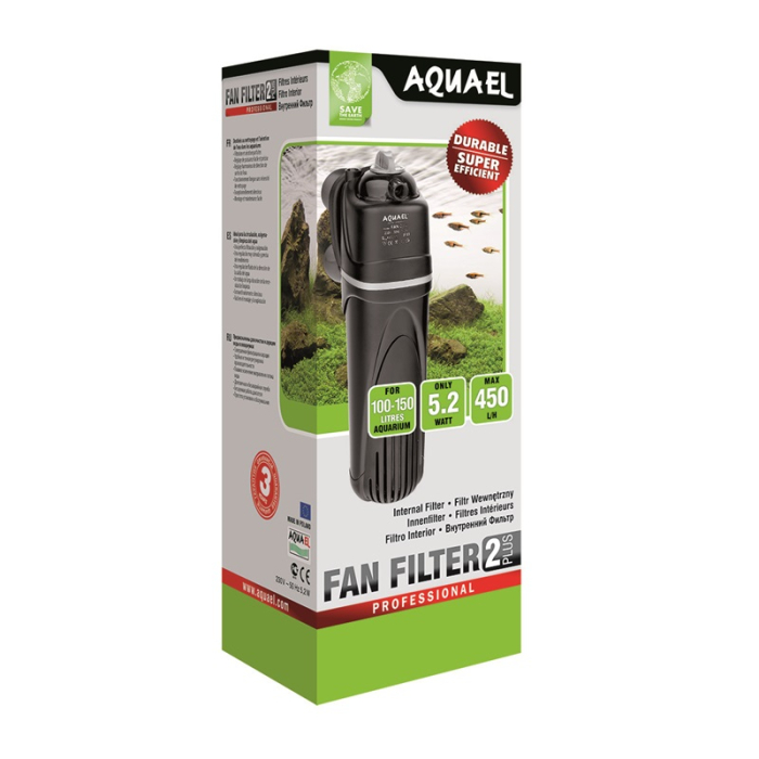 AQUAEL FAN FILTER 2 PLUS 450 l/h, 5,2 Watt