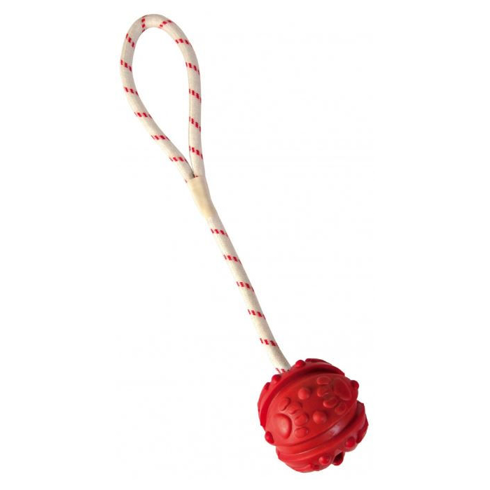 Ball am Seil, Naturgummi, schwimmt