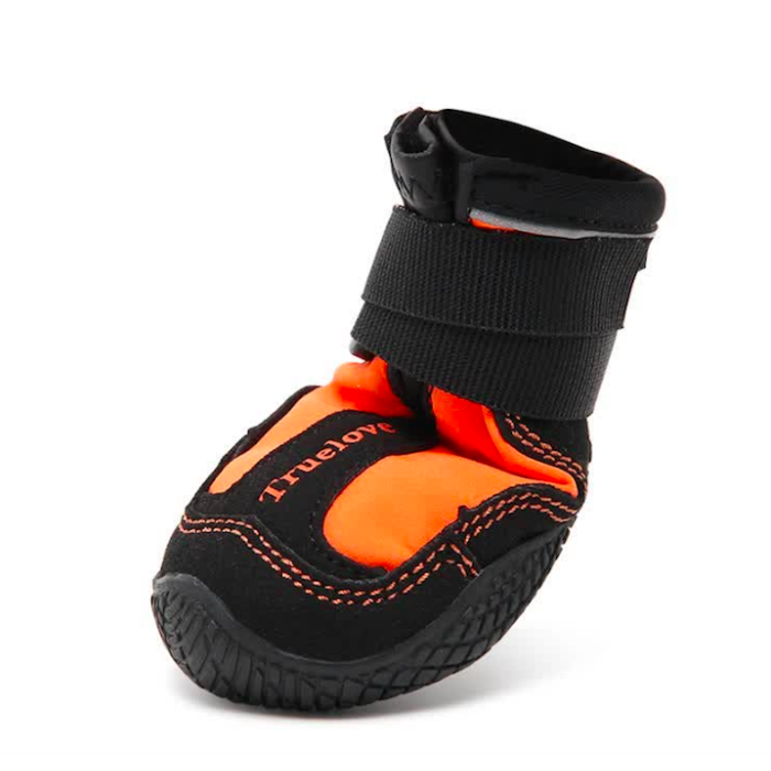 "All weather" Hundepfotenschutz hoch, orange (2 Stück)