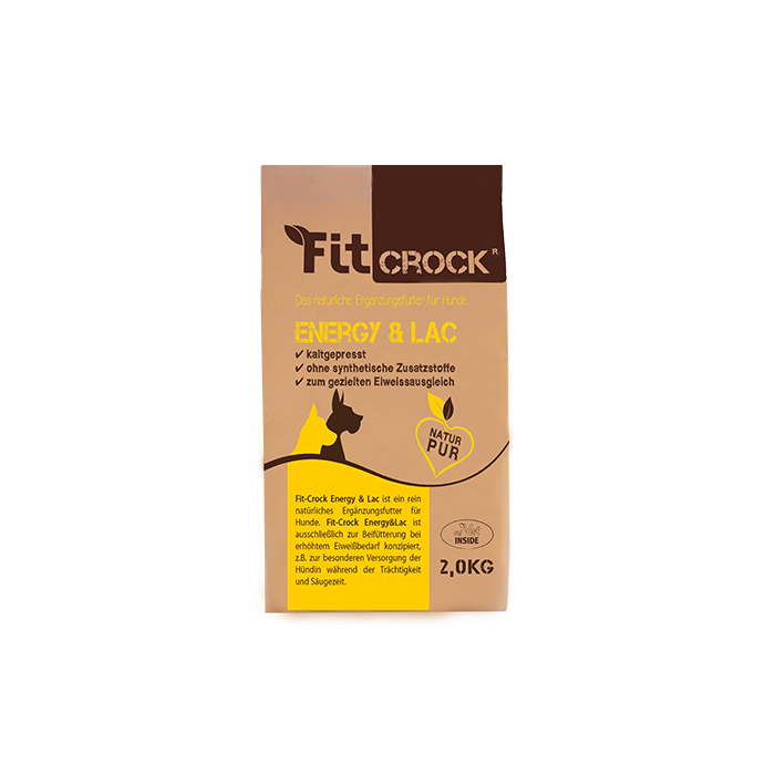 cdVet Fit-Crock Energy+Lac | Ergänzungsfutter für Hunde