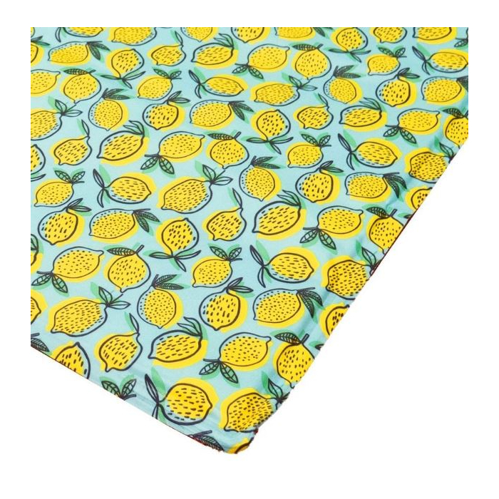 Croci Kühlmatte Fresh LEMONS, gelb-blau