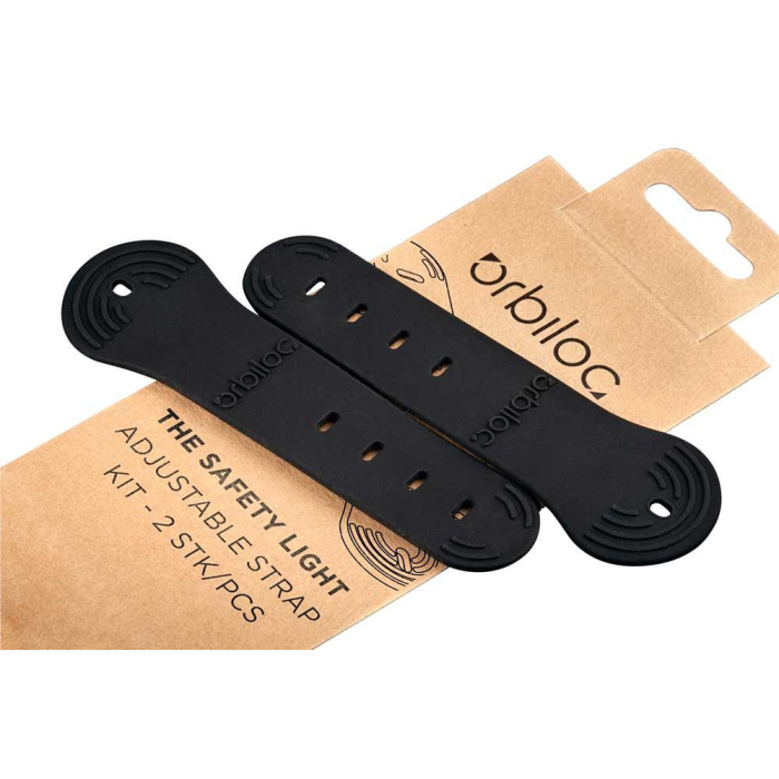 JS Orbiloc Safety Light mit Strapsset, schwarz | Für Mensch und Tier