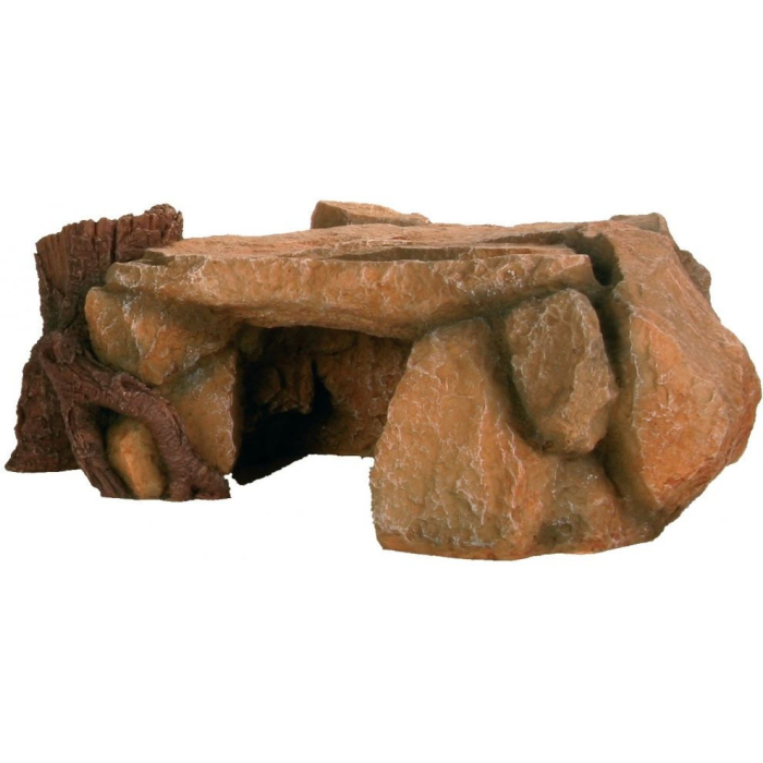 Felsplateau mit Baumstamm - 25 cm