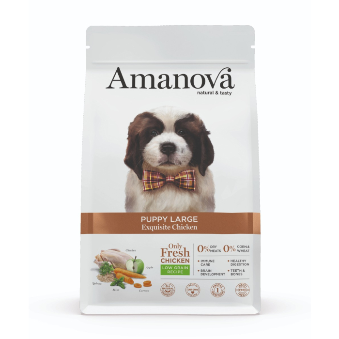 PV Amanova Puppy - Large Exquisite Chicken Low Grain - Huhn