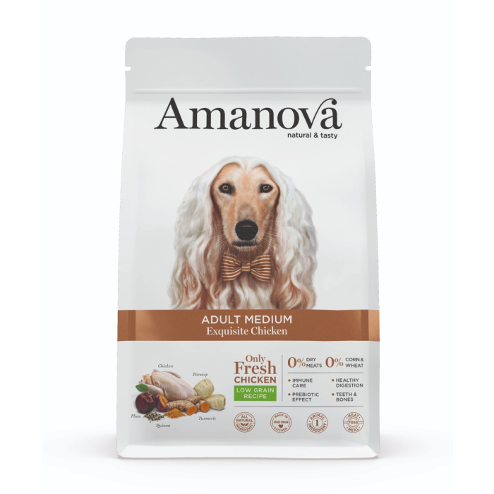 PV Amanova Dog Adult Medium - Exquisite Chicken Low Grain - Huhn
