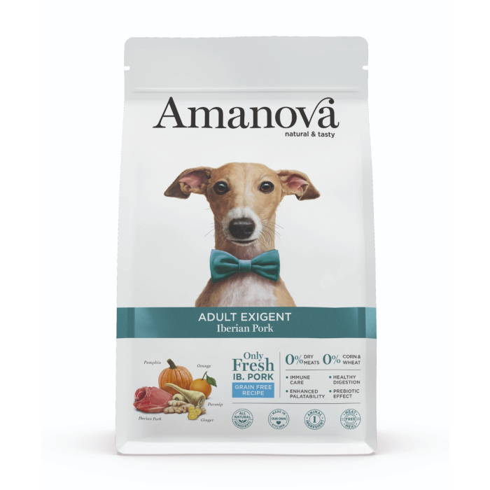 Amanova Dog Adult Exigent - Iberian Pork Grain Free - Iberisches Schwein