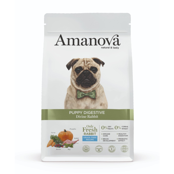 Amanova Puppy Digestive - Divine Rabbit Grain Free - Kaninchen