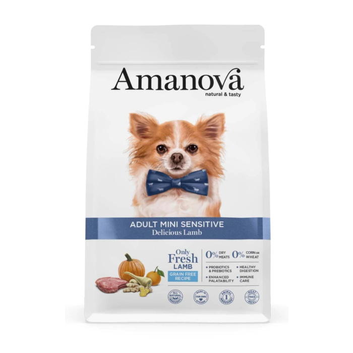 Amanova Dog Adult Mini Sensitive - Delicious Lamb Grain Free - Lamm