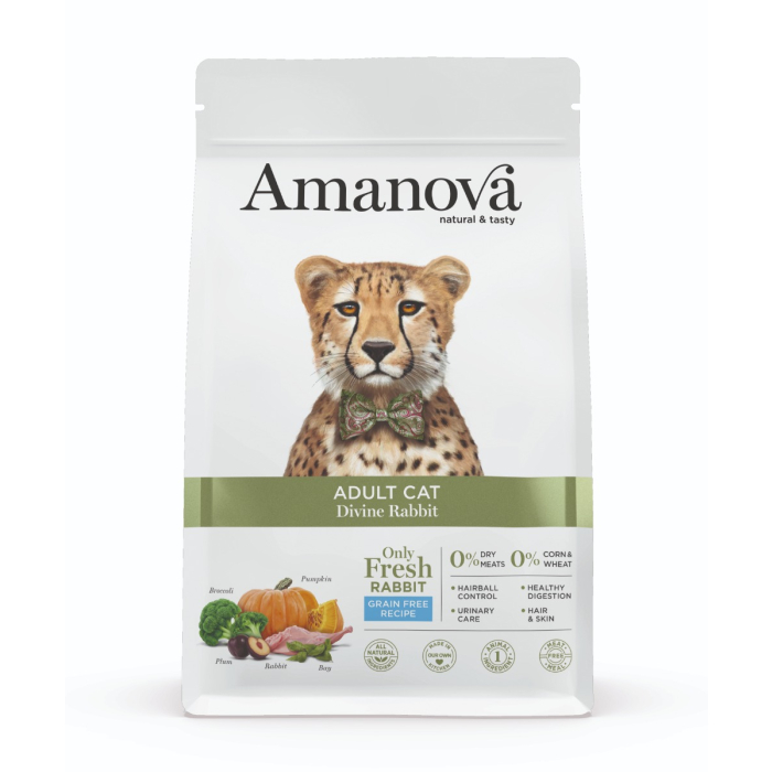 Amanova Cat Adult - Divine Rabbit Grain Free - Göttliches Kaninchen