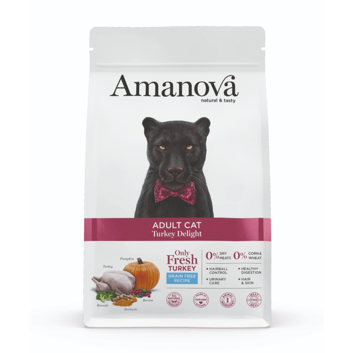 Amanova Cat Adult - Turkey Delight Grain Free - Truthahn-Genuss
