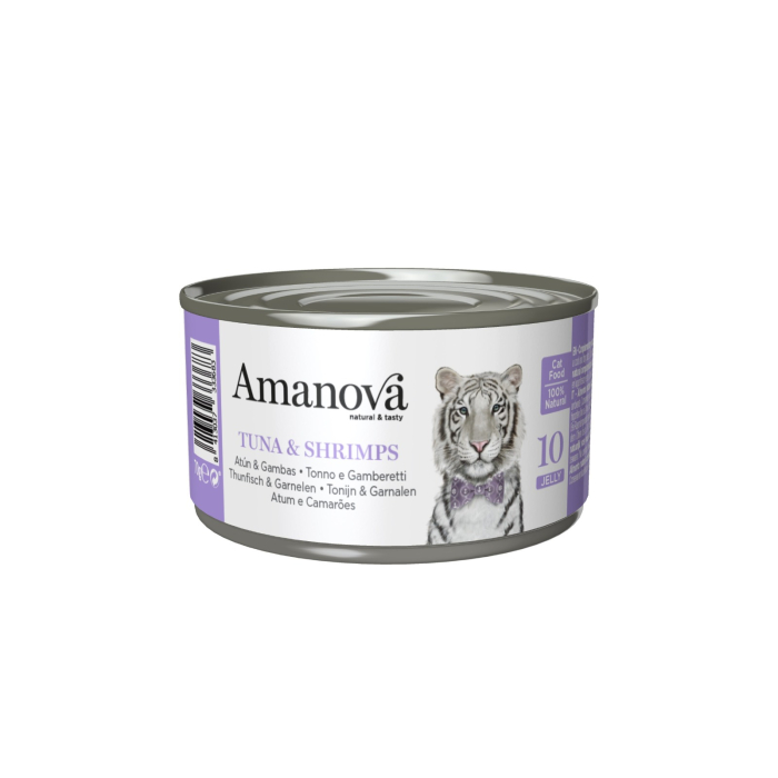 Amanova Cat Adult - Tuna & Shrimps Grain Free, Gelée - Thunfisch & Shrimps