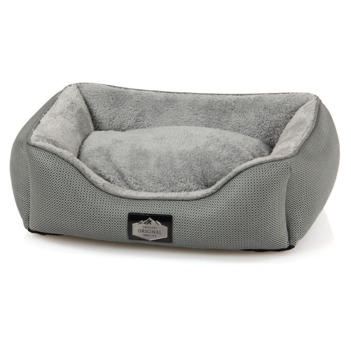 Hunde- & Katzenbett Mesh, grau