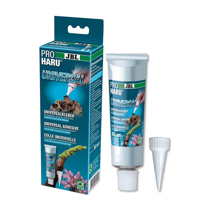KM JBL Pro Haru - Universalkleber für Aquarien, Terrarien und Teich 80ml