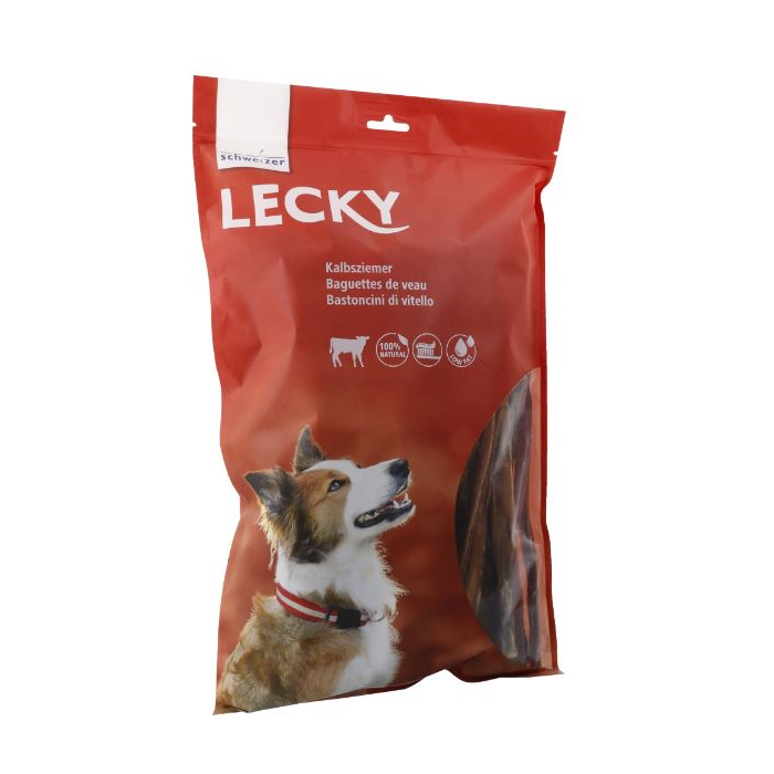 LECKY Kalbsziemer 30 cm | Kauartikel
