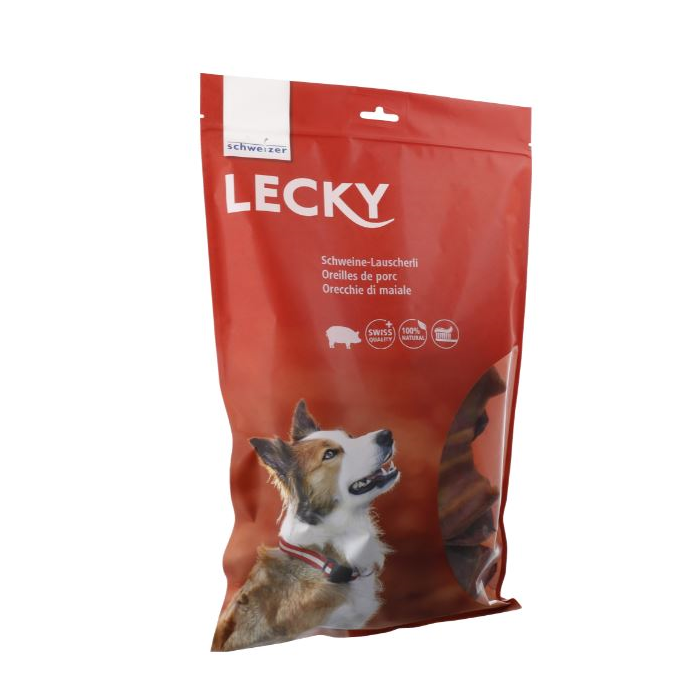 LECKY Schweine-Lauscherli | Kauartikel 