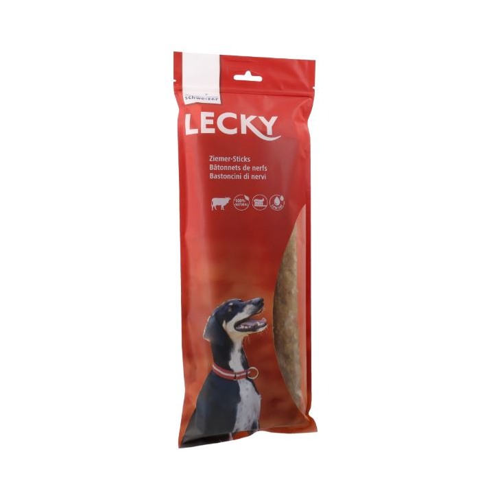 LECKY Ziemer-Sticks 30 cm - 6 x 4 Stück | Kauartikel