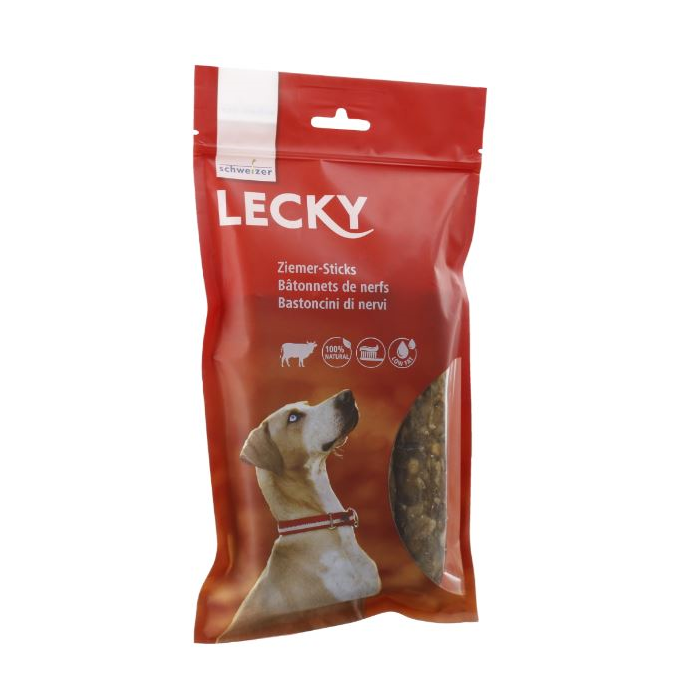 LECKY Ziemer-Sticks fein - 1 Pack à 5 Stk. | Kauartikel