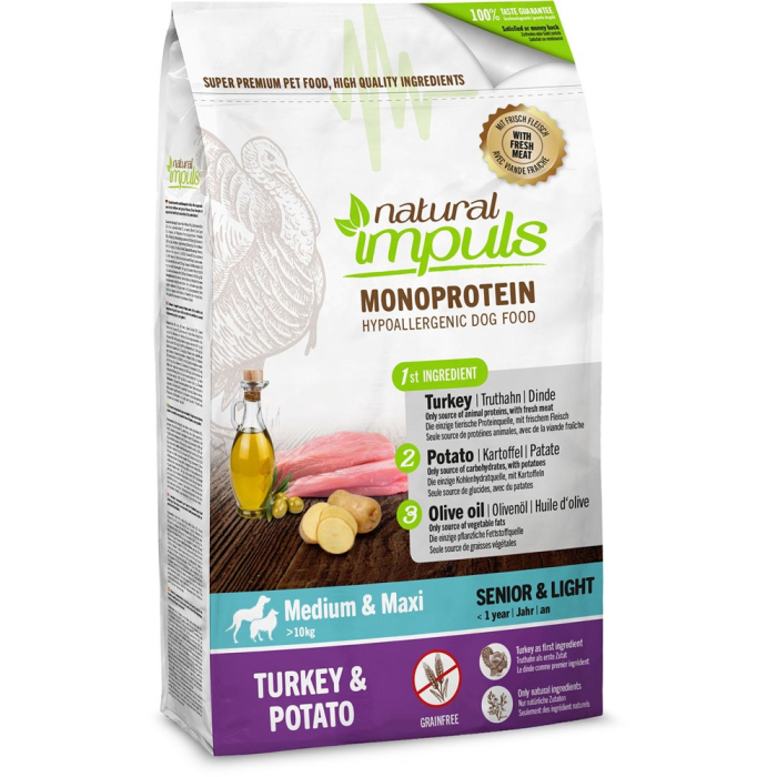natural impuls – Senior&Light Truthahn mit Kartoffeln