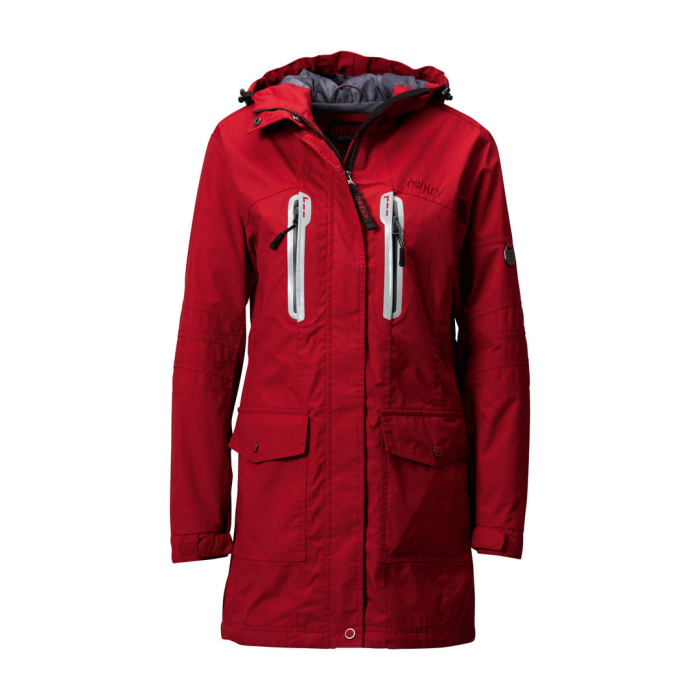 Owney Outdoor-Damenparka "Arnauti" dark red