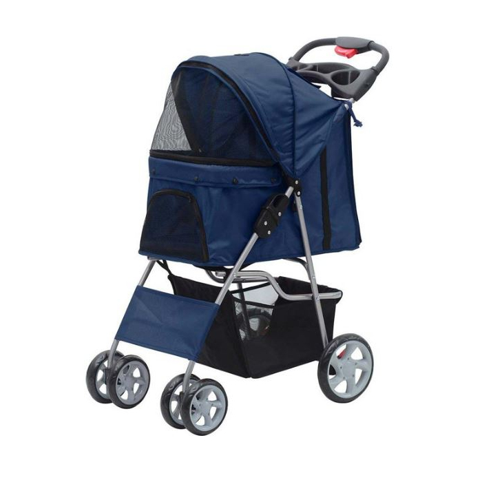 Pawise Hundewagen / Haustierbuggy, blau