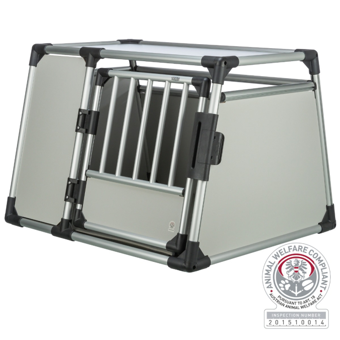 CZ Trixie Transportbox, silber/hellgrau - 94×87×93cm