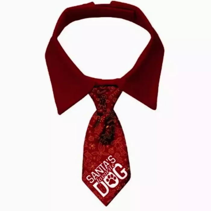 Plentygifts Xmas Hunde-Krawatte "Merry Christmas"
