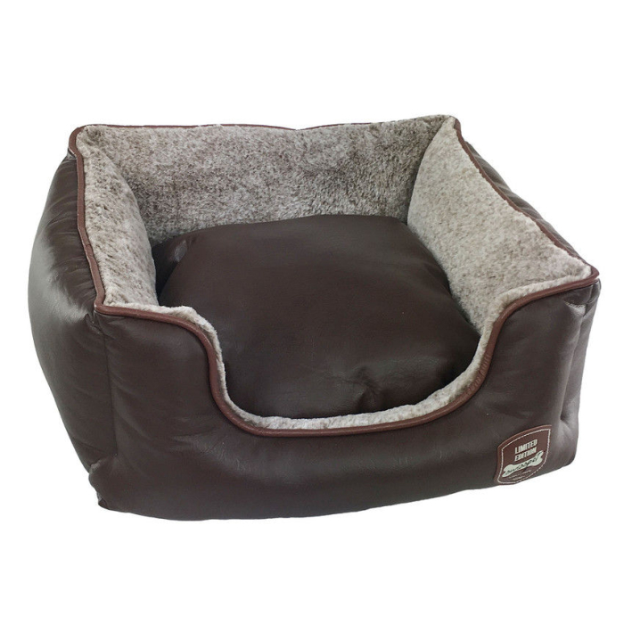 swisspet Hunde- & Katzenbett Leoni, braun