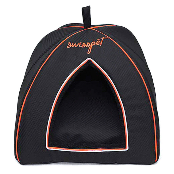 swisspet Iglu Vanto, schwarz/orange