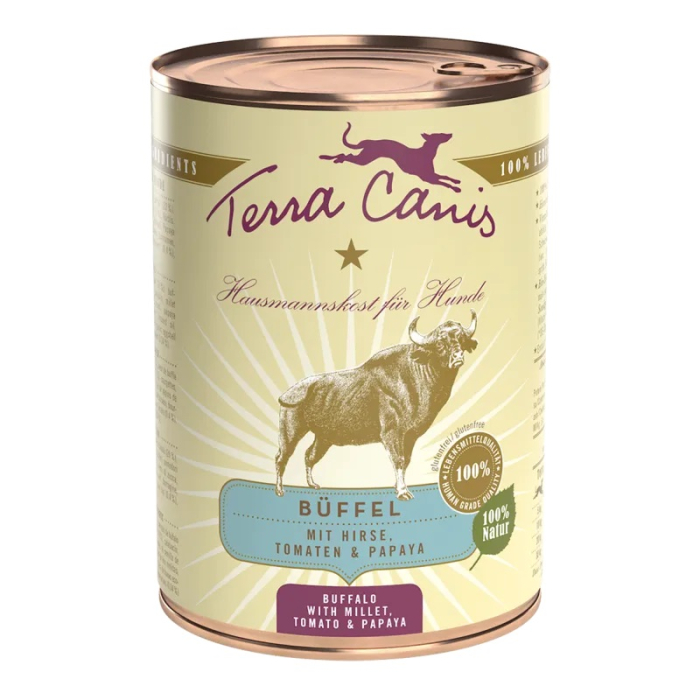 Terra Canis Classic getreidearm, Büffel mit Hirse, Tomate und Papaya