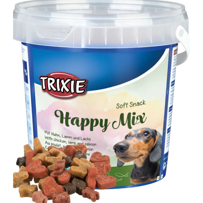AF Soft Snack Happy Mix mit Huhn, Lamm und Lachs - 500 g | Hundesnack