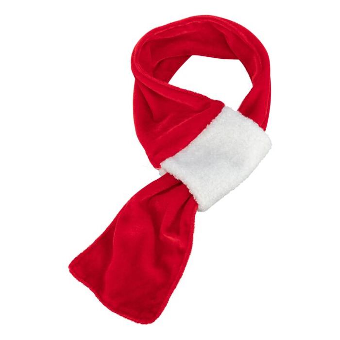 Trixie Xmas Hundeschal, rot/weiss