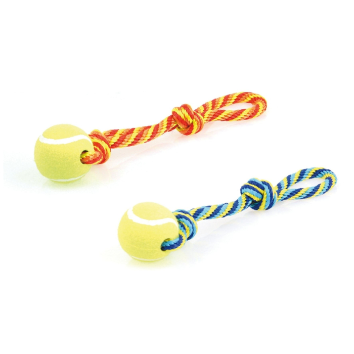 swisspet Tuggaball Ø6 cm L=30 cm, orange oder blau