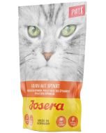 Josera Paté Huhn mit Spinat - 16 x 85 g | Nassfutter für Katzen