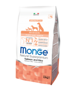 DE Monge Speciality Line Puppy+Junior ALL BREEDS Monoprotein - Lachs | Trockenfutter  