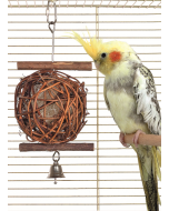 Vogelspielzeug Holzball - Ø 5 cm