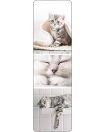 HR Lesezeichen "Katzen" 17 x 5 cm