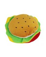 Pawise "Yummy" Plüsch-Burger, 12cm | Hundespielzeug