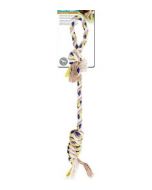 Pawise "Floss Tugger" Seilspiel mit Knoten | 48cm