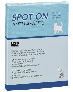 JS Spot On Katzen - 5 Ampullen | Parasitenschutz