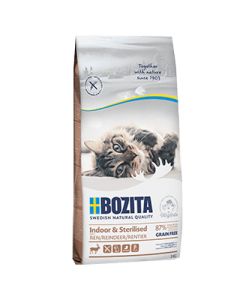 BOZITA Feline Function Indoor+Sterilised RENTIER, getreidefrei
