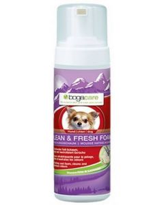 PV Bogacare Clean + Fresh Fell-Schaum, 150ml | Für Hunde