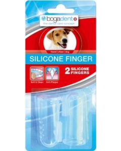 PV Bogadent Silikon Fingerling, 2 Stück | Für Hunde