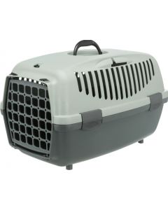 Trixie Be Eco Transportbox Capri, anthrazit/grau-grün | Für Hunde und Katzen