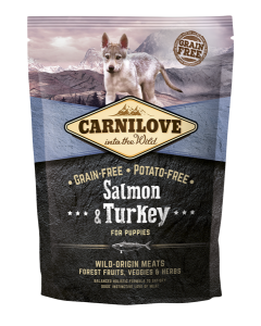 Carnilove Canine Puppy Lachs + Truthahn | Welpen-Trockenfutter 