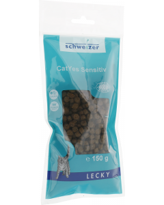 LECKY CatYes Sensitiv - 10x150g | Snack für Katzen