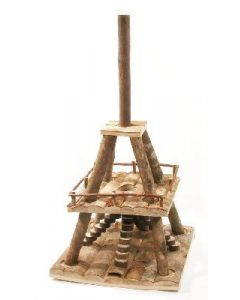 DE Hamsterhaus, Eiffelturm - 32x32x66cm
